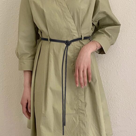 Women Leather Cord String Rope Waist Belt For Dress Knot Belt For 9171 - Picture 6 of 6